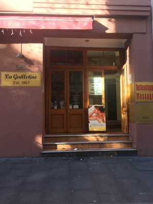 Kent St Massage Sydney store front